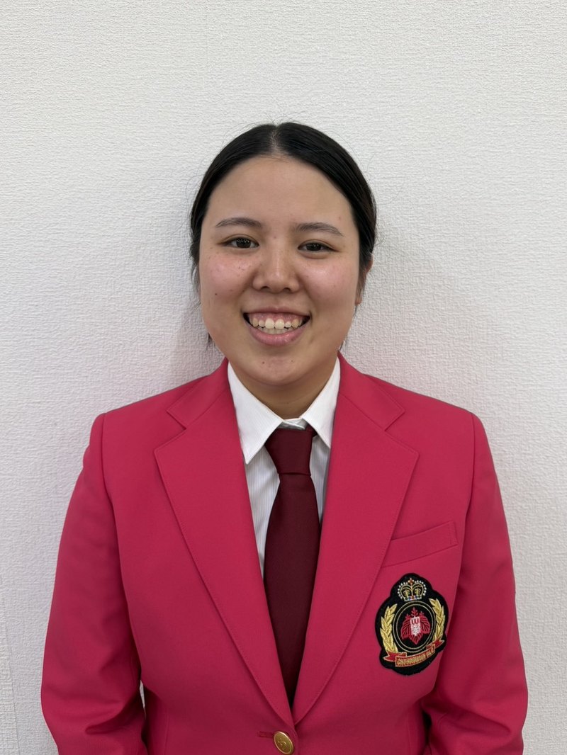 中部学院大学吹奏楽部 副部長 澤野 安璃